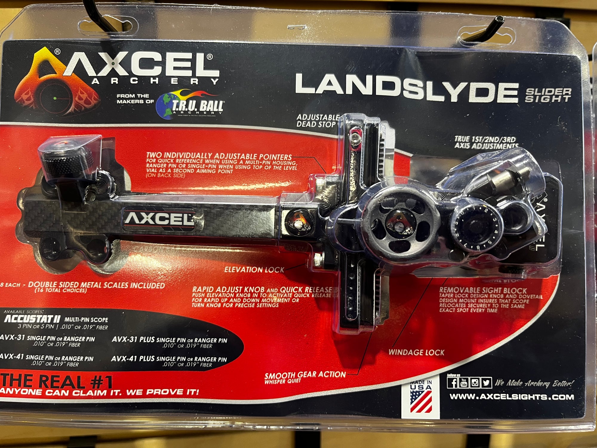 Axcel LANDSLYDE Carbon Pro Slider Sight