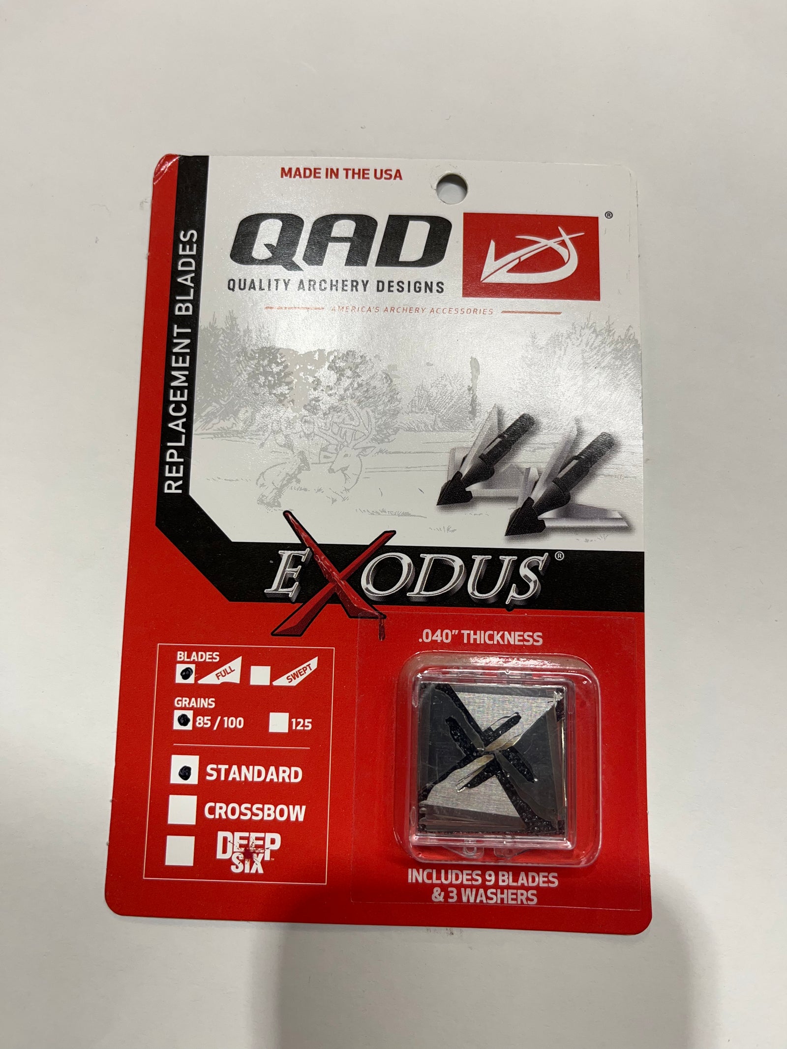 QAD 100Grain Replacement Blades